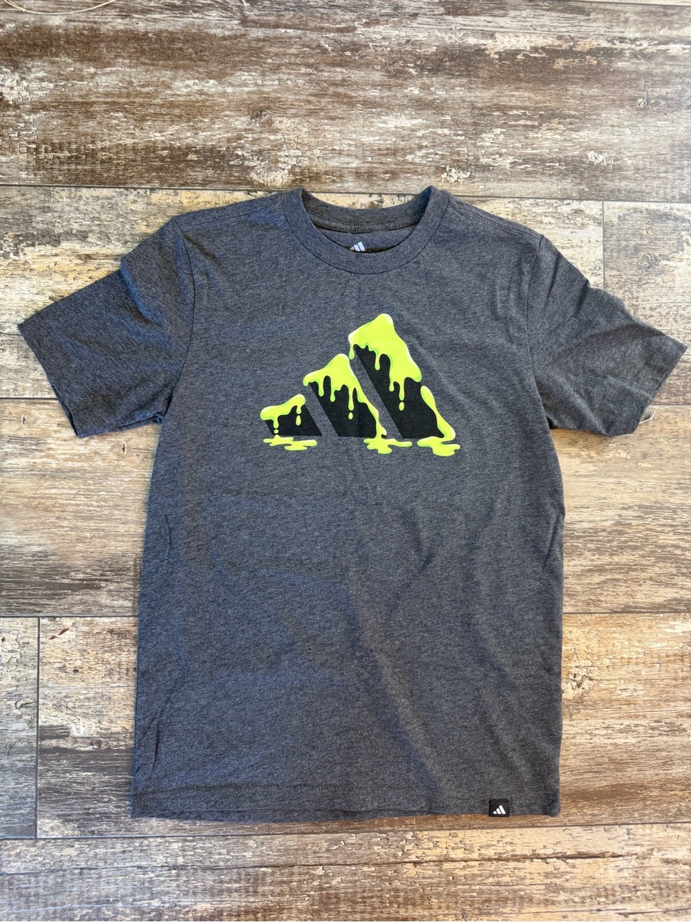 2 for $10 sale: Gray adidas slime logo t-shirt - M
